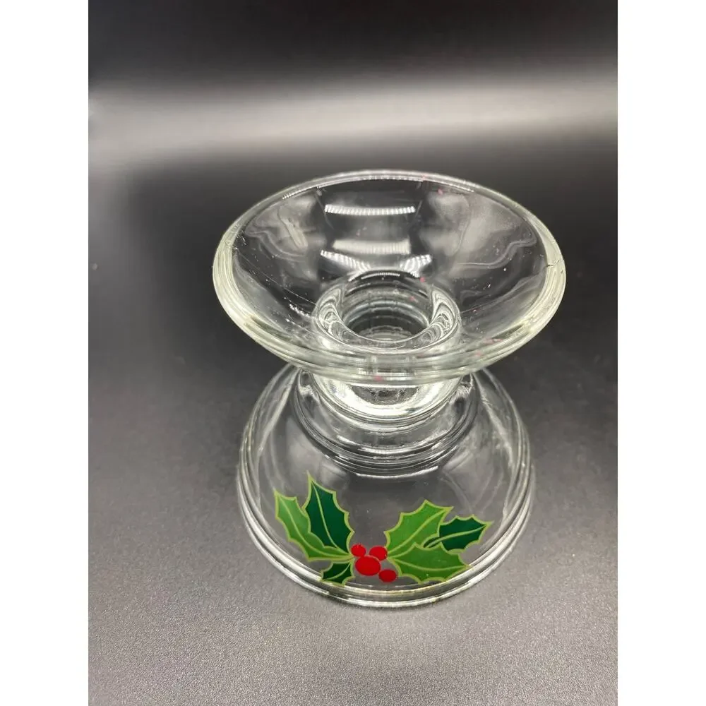 Vintage 1981, Avon Christmas Holiday Hostess Collection, Holiday Candle Holders‎